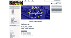 Desktop Screenshot of pahl-graphic.de