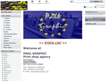 Tablet Screenshot of pahl-graphic.de